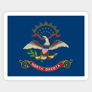 Flag of North Dakota Sticker